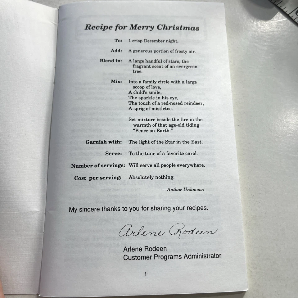 Iowa Holiday Cookbook Christmas ethnic VTG Houska Bohemian Czech Bread cookie IA Foto 4 de 4