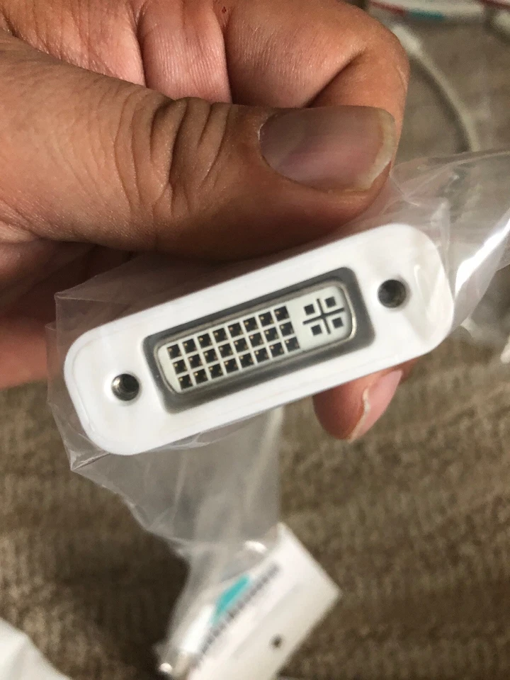 Apple Thunderbolt Mini Display Port to DVI Adapter For External Display - Image 2 of 3