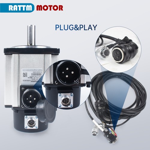 「DE」 1.8KW 2KW 1KW 1.5kw 400W 1500W 750W AC Servo Motor Kit Driver Controller - Bild 30 von 51