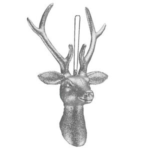 Featured image of post Glitter Reindeer Head / Create two reindeer heads by tracing the template shape twice onto a.