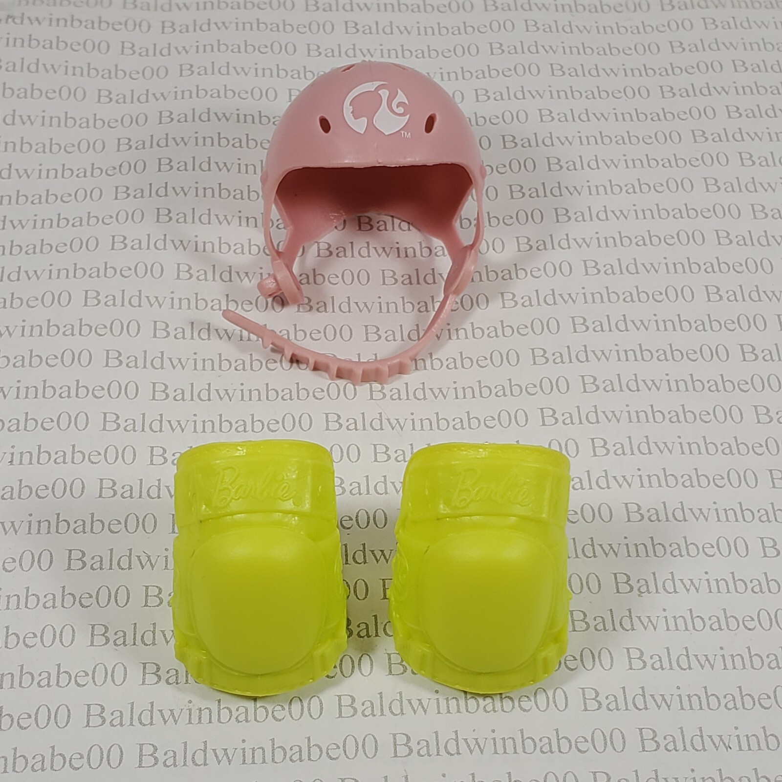 SPORTS HELMET & KNEE PADS ONLYBARBIE FASHION DOLL TOKYO OLYMPICS