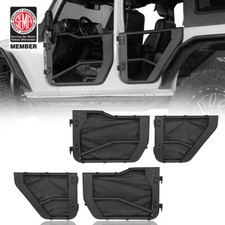 Adventure Tube Half Front Rear Doors W Shade Skins Fit 07-18 Jeep Wrangler Jk