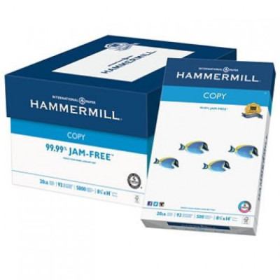 Hammermill Paper, Copy Plus - 20 lb, 8.5'' x 14'', Legal, 92 Bright, 10 Packs