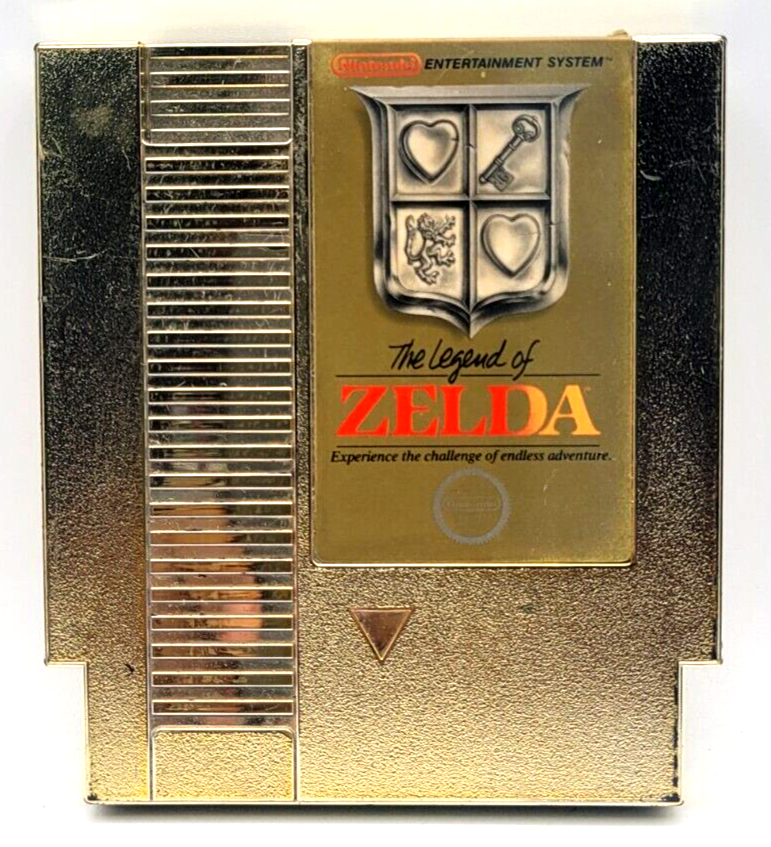 Legend of Zelda (Nintendo, NES, 1988) Rare 5-Screw Gold Cartridge