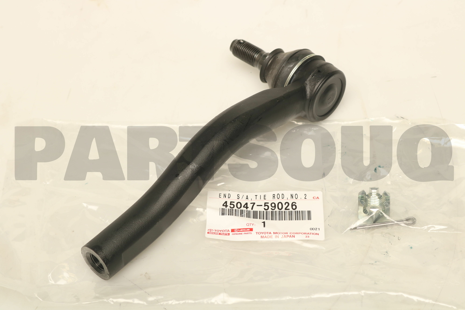 4504759026 Genuine Toyota END SUB-ASSY, TIE ROD, RH/LH 45047-59026 