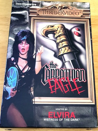 The Carpathian Eagle Elvira Thriller Video Betamax NOT VHS 1985 NM RARE!