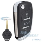 for Mercedes Benz Smart 451 ForTwo 2006-2014 434MHz Flip Remote Car Key Fob