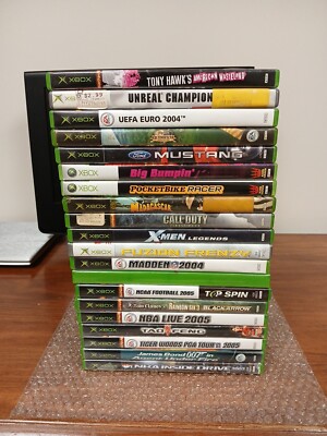 Xbox Games (Lot Of 20) Games Are Untested And May Need Resurfaced.