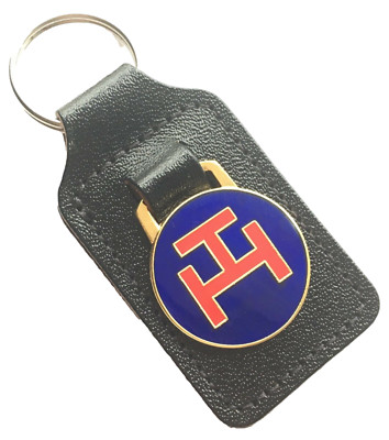Schlüsselanhänger Royal Arch Triple Tau Freimaurerorden Emaille mit Wappen