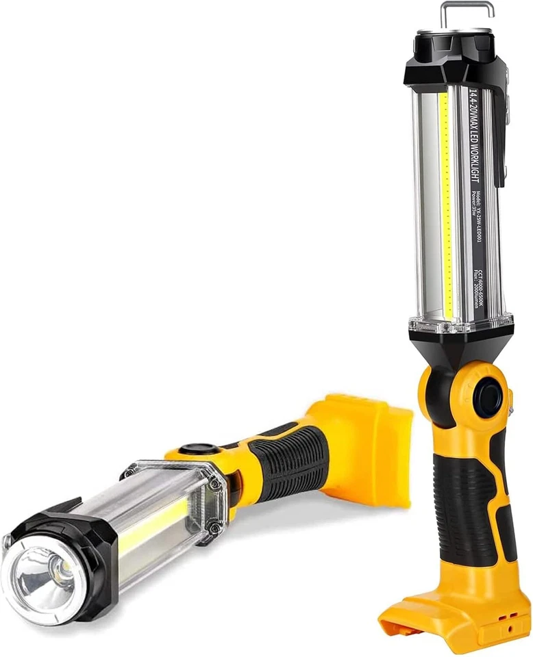 LED-Arbeitsleuchte für Dewalt 18V Akku 35W 2000LM Taschenlampe Spotlight Torch - Bild 2 von 4