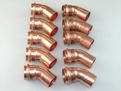 10x VIEGA PROFIPRESS BOGEN 28 MM x 45° I.A FITTING PRESSFITTINGS SANPRESS 292522