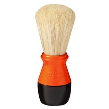 Black-Orange Shaving Brush OMEGA - Pure Bristles Natural Bristles