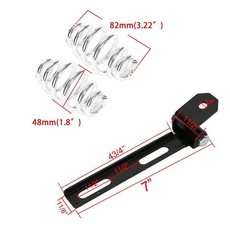 Base de asiento individual para Yamaha Virago XV1100 XV750 XV535 XV250 Bobber Chopper Spring Foto 4 de 4