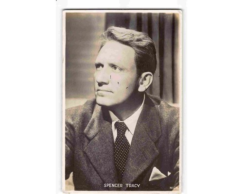 ST1495: SPENCER TRACY MOVIE ACTOR (vintage RPPC/postcard) - 第 1/2 張圖片