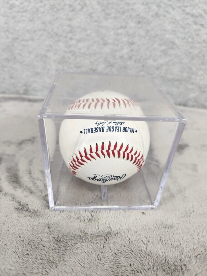 Houston Astros Signed Carlos Corporan +1 Another Signature Ball In Clear Case - Image 4 of 4