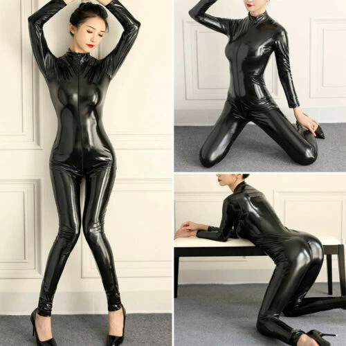 Damen-Overalls aus Kunstleder