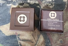 NOS Soap Hyatt Hotels French Milled Luxury Personal Soap By Emlin