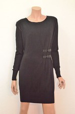 Chelsea and Violet - Small (4-6) Black Long Sleeve Sweater Dress $118.00 (240)