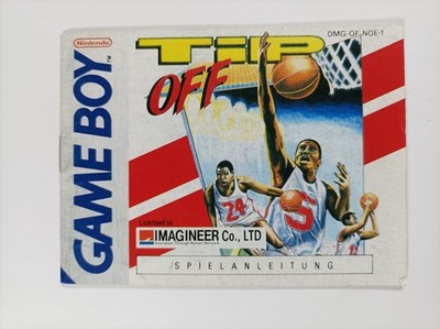 Tip Off Nintendo GameBoy nur Spielanleitung Booklet NOE-1 #177