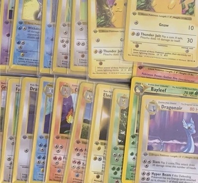 WOTC Old Pokemon Cards - 100% Vintage Pack - ONLY WOTC (X10 Singles)