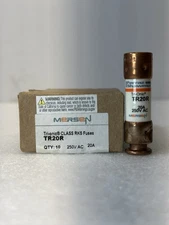 New Lot 10 Ferraz Shawmut TR20R 20 Amp Fuses Buss FRN-R-20 250 Volt NIB