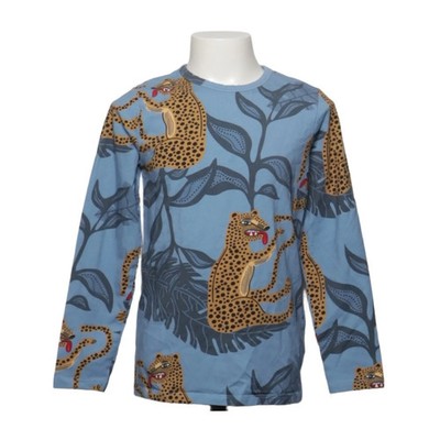 The Striped Cat, Langarmshirt, Größe: 122/128, Blau/Mehrfarbig #6mS