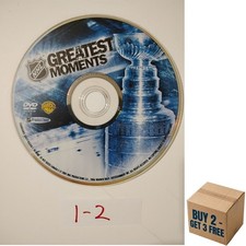 DISC ONLY NHL Greatest Moments DVD, Hockey - Buy 2 Get 3 Free
