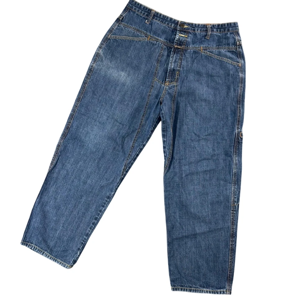 VTG Marithe Francois Girbaud Carpenter Jeans 36x29 Y2K 90s Baggy Fit Workwear - Image 2 of 4