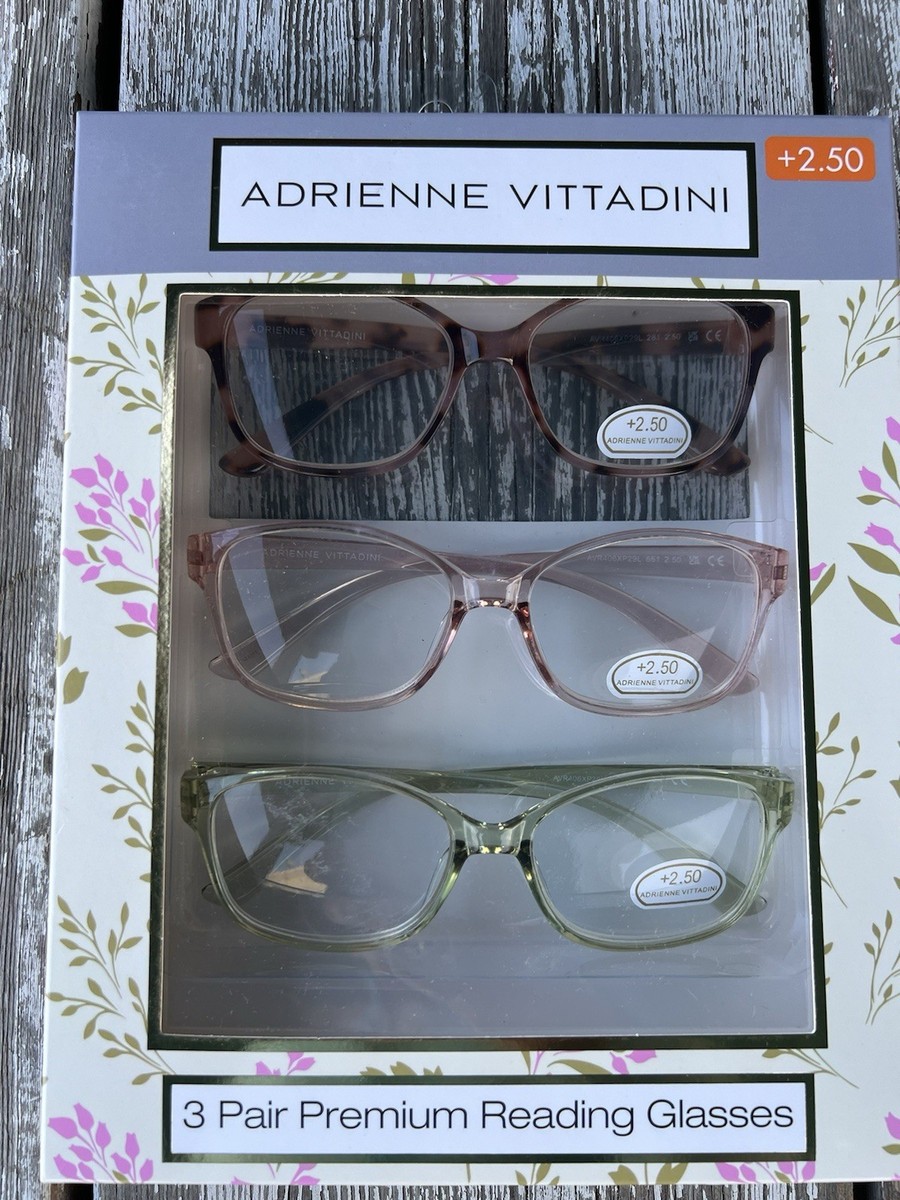 Brand New Adrienne Vittadini Set 3 Pairs of Pastel Premium Reading Glasses +2.00 Adrienne Vittadini 3 Pair Premium Reading Glasses +2.00 | eBay main image 4