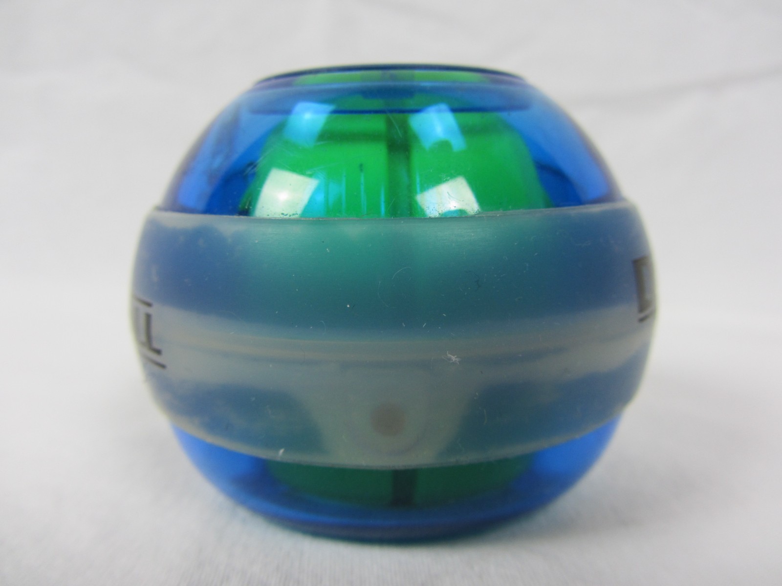 Dyna-Flex Powerball Blue Light Up Gyro Forearm Grip Trainer Tested Works