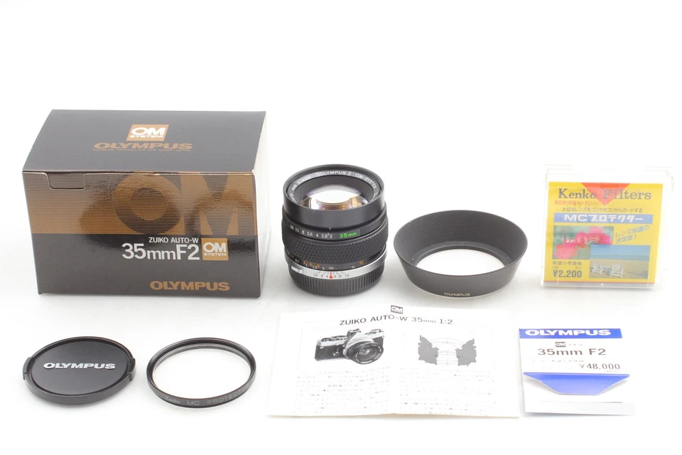 Late Model [Top MINT Box] Olympus OM System Zuiko Auto W 35mm f2 Lens From JAPAN - Image 2 of 4