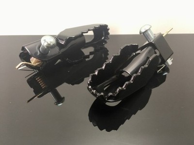 Enduro KRALLEN-Fußrasten Cross foot rests f. Yamaha SR500 Scrambler u.a.