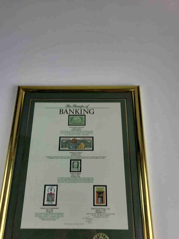 "The Stamps Of Banking" Collectible -Texas Stamps - 641/10000 - 1986