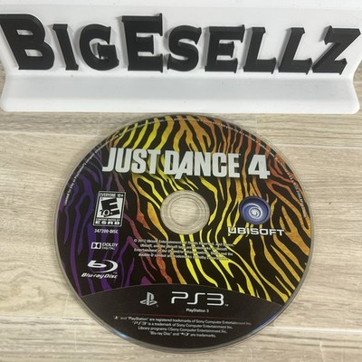 Just Dance 4 PS3 PlayStation 3 Tested Disc Only Party Dance Game