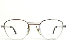 Vintage Titmus Eyewear Eyeglasses Frames USA 5 1/2 Polished Silver 46-22-125