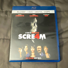 Anchor Bay Scream 4 Blu-ray+DVD+Digital (2011) Wes Craven Neve Campbell R