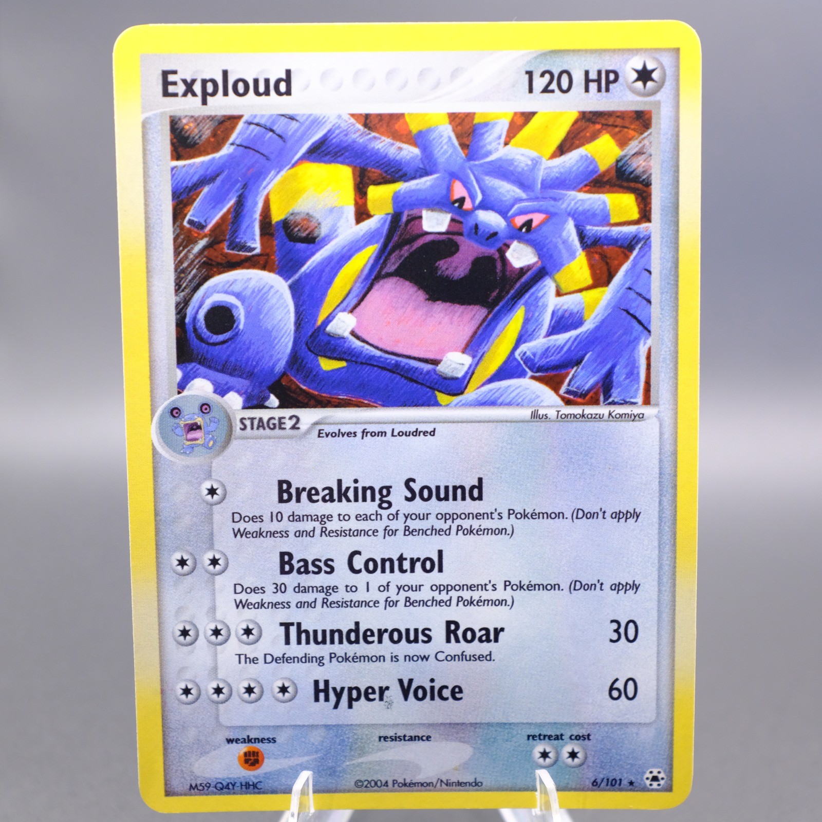 Exploud 6/101 Holo Rare Hidden Legends Pokemon TCG NM
