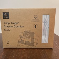 Stokke Tripp Trapp Classic Cushion, Nordic Grey - Pair with Tripp Trapp Chair