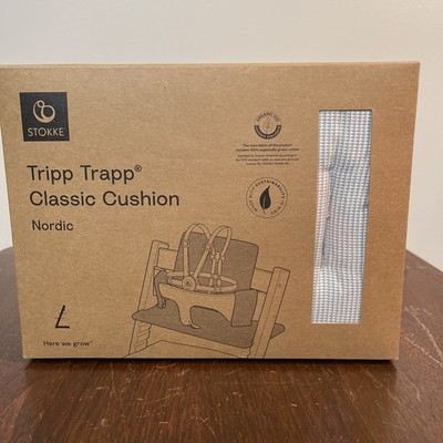 Stokke Tripp Trapp Classic Cushion, Nordic Grey - Pair with Tripp Trapp Chair
