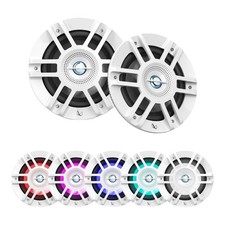Pair Infinity Kappa 6120M 6.5" Marine Speakers 300W RGB LED NEW