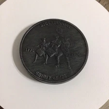 C&D Batteries Eltra Corp / Bicentennial Spirit of 76 Medal Medallion 2.5"