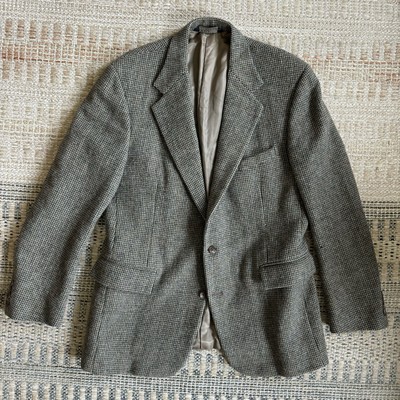 Vintage USA Made Polo by Ralph Lauren Donegal Tweed Blazer Jacket 44R Sport Coat