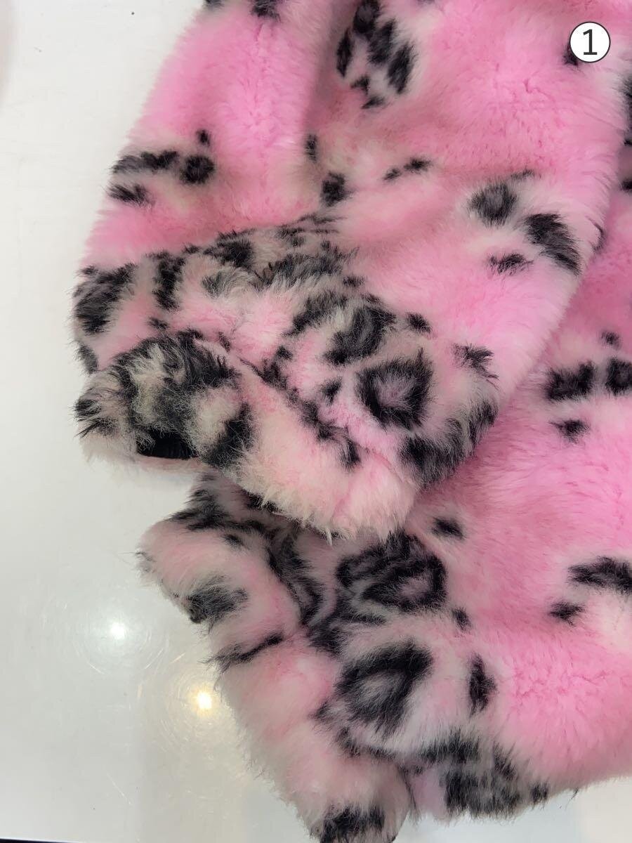 Supreme bandana faux fur bomber Jacket pink XL Used | eBay