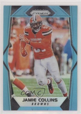 2017 Panini Prizm Light Blue Prizm 61/199 Jamie Collins #124 1u7