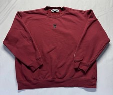 Playboy by Pacsun Crewneck sweatshirt XL Burgundy embroidered logo streetwear