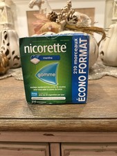 Nicorette Nicotine Gum 4mg Mint. 210 Pieces. Expires 10/2028