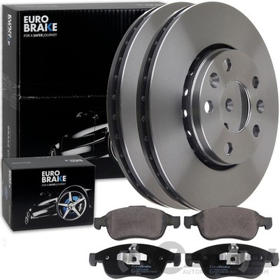 EuroBrake BREMSSCHEIBEN 280mm + BELÄGE VORNE passend für RENAULT MEGANE SCENIC 3