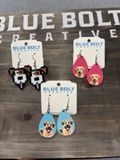 Handcrafted Dog Earrings