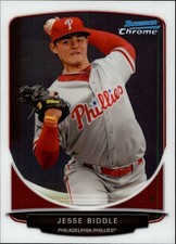2013 Bowman Chrome Draft Top Prospects #TP6 Jesse Biddle - BB