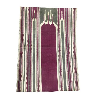 Islamic Prayer Rug Faded Hand Woven Muslim Payer Mat Wall Hanging Tapestry Gift